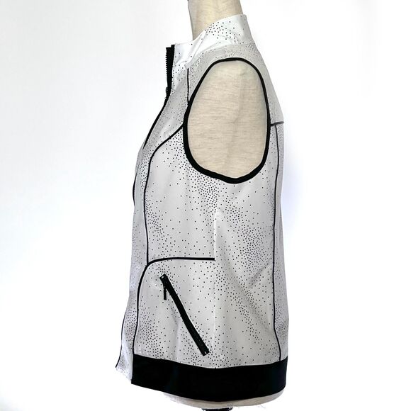 Chico's Zenergy XS Rhinestone Polka Dot Vest - Picture 2 of 10